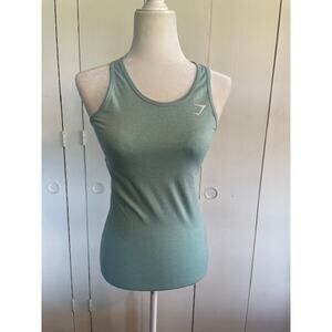 Gymshark Size Small Racerback Tank Top Light Green